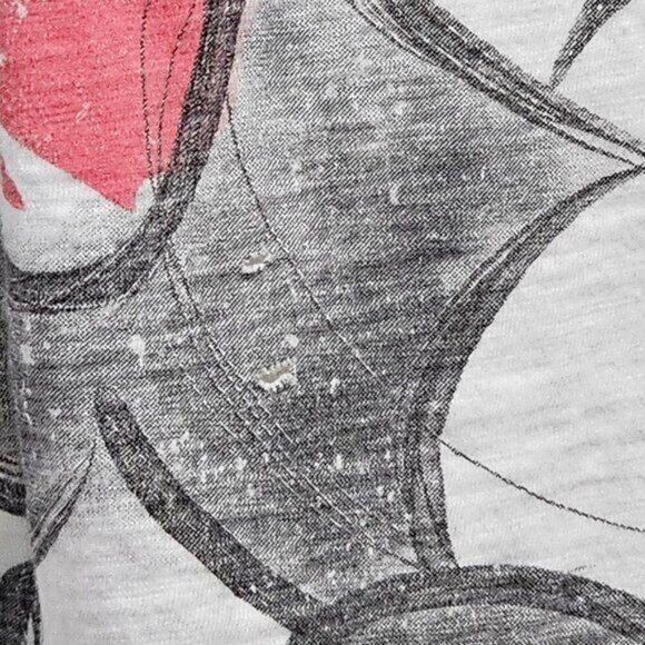 Disney Store Ladies Mickey & Minnie Mouse Kiss White Tee L - Picture 6 of 13